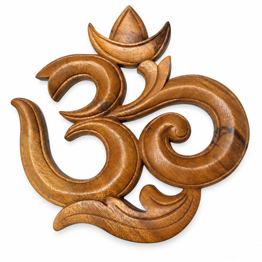 OM-Wandbild aus Akazienholz in der 40-cm-Ausführung