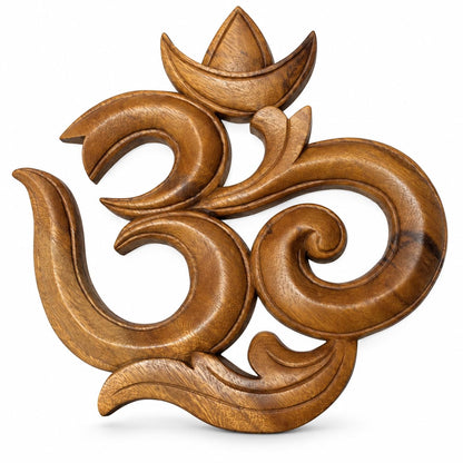 OM-Wandbild aus Akazienholz in der 25-cm-Ausführung